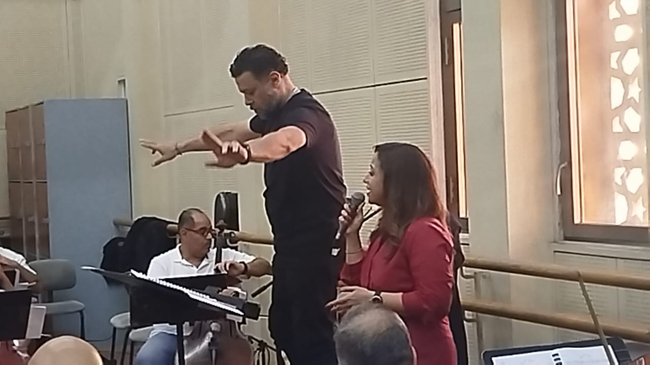 بروفة ريهام عبد الحكيم