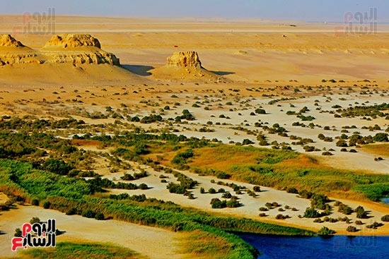 جبل الدوارة والبحيرة المسحورة بوادي الريان  (7)