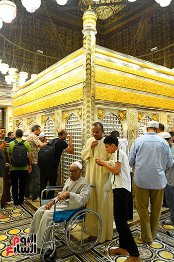 استعدادات الليلة الختامية لمولد الحسين (2)