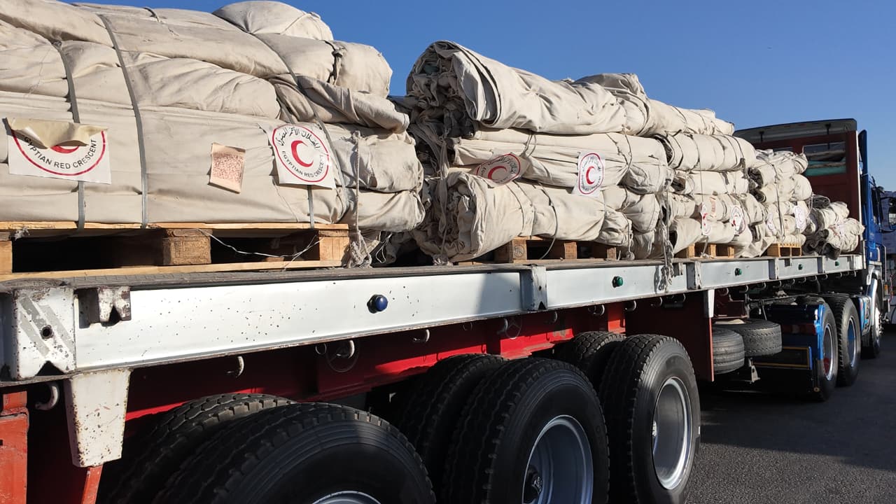 مساعدات مصر لغزة