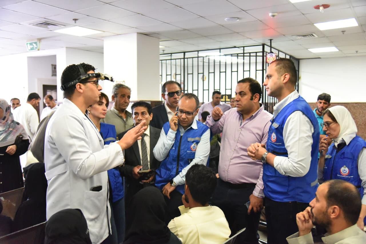 نائب وزير الصحة يتفقد مستشفى ووحدة طب أسرة بئر العبد