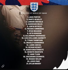 منتخب إنجلترا للشباب منتخب إنجلترا للشباب