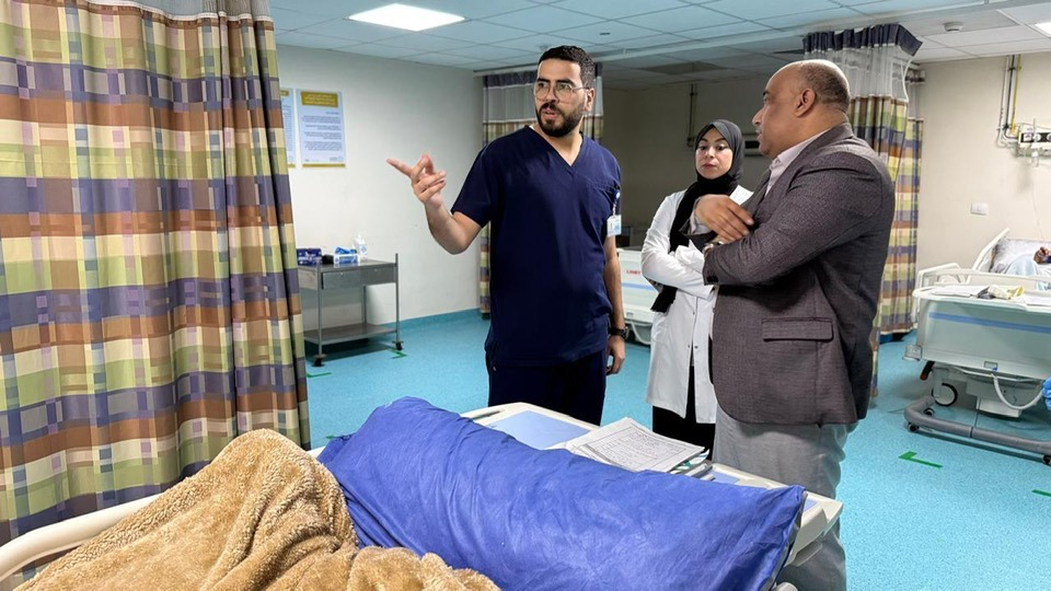 جولة ميدانية لمتابعة خدمة المواطنين في مستشفى الكرنك الدولى