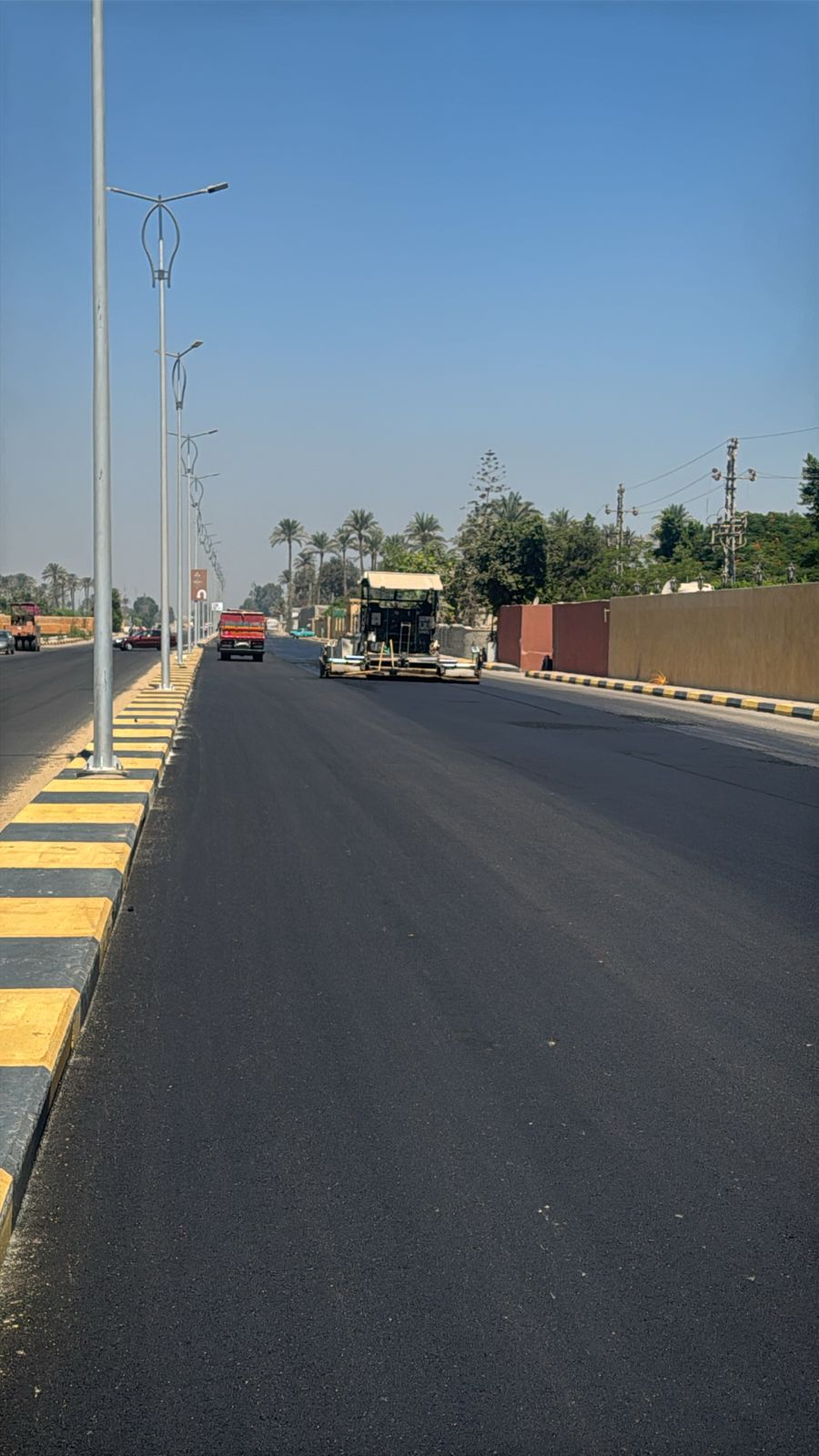 تطوير ورصف وإنارة طريق المنصورية بمدينة كرداسة (2)