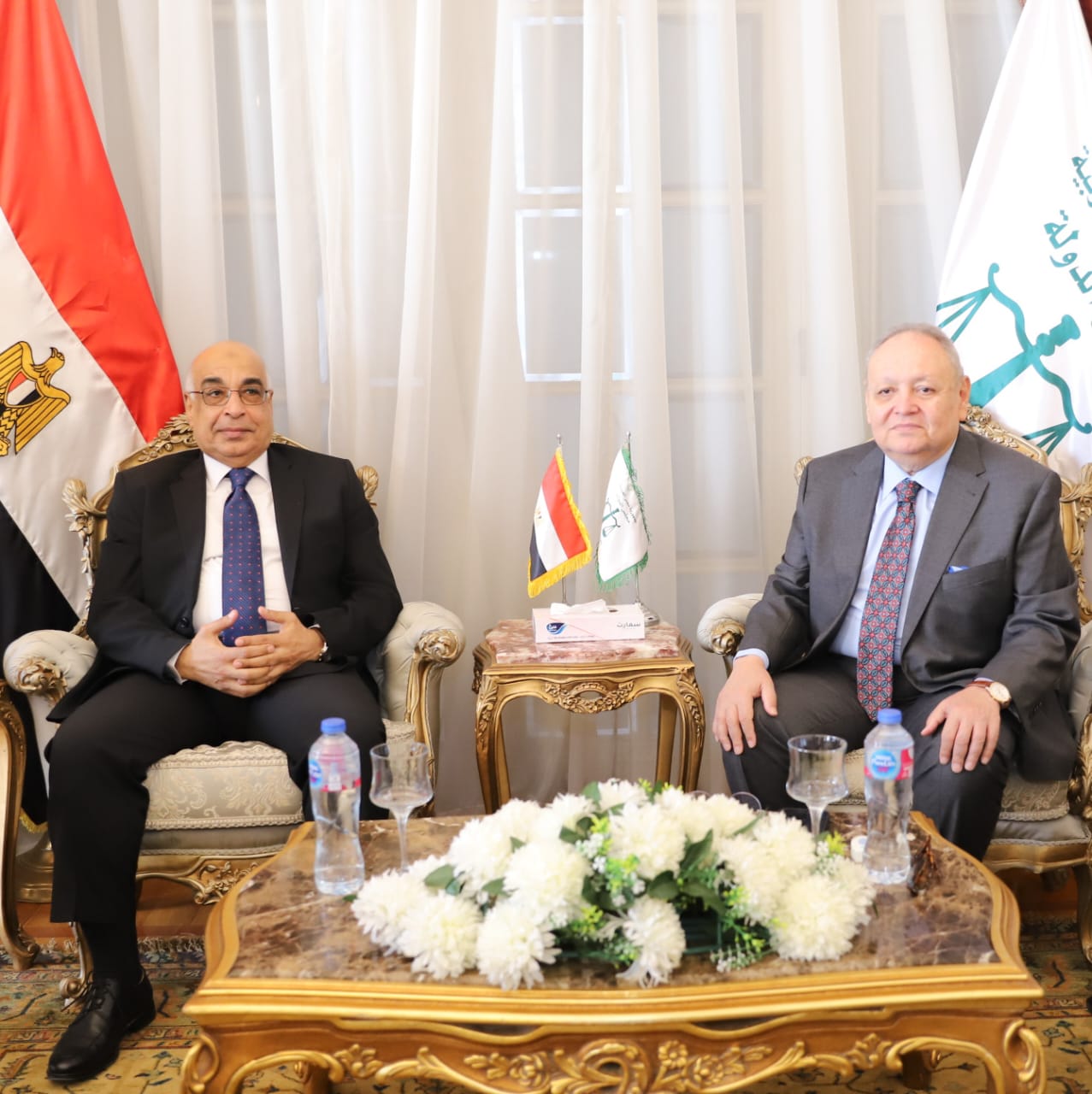 وزير العدل يزور رئيس مجلس الدولة