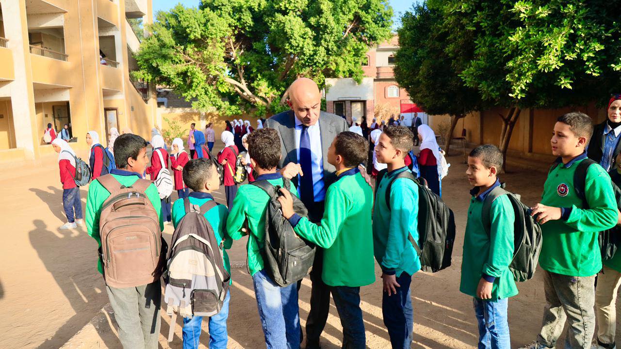 مع التلاميذ فى طابو الصباح