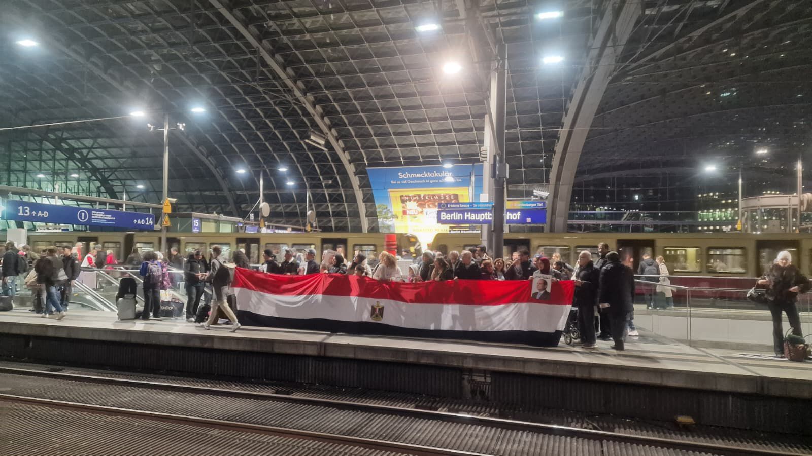 الجاليات المصرية تتحرك لبروكسل لاستقبال الرئيس السيسى (10)