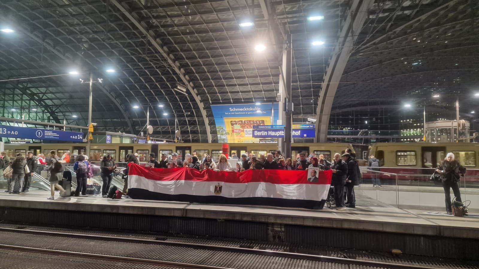 الجاليات المصرية تتحرك لبروكسل لاستقبال الرئيس السيسى (2)