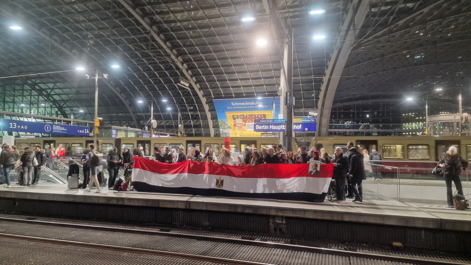 الجاليات المصرية تتحرك لبروكسل لاستقبال الرئيس السيسى (6)