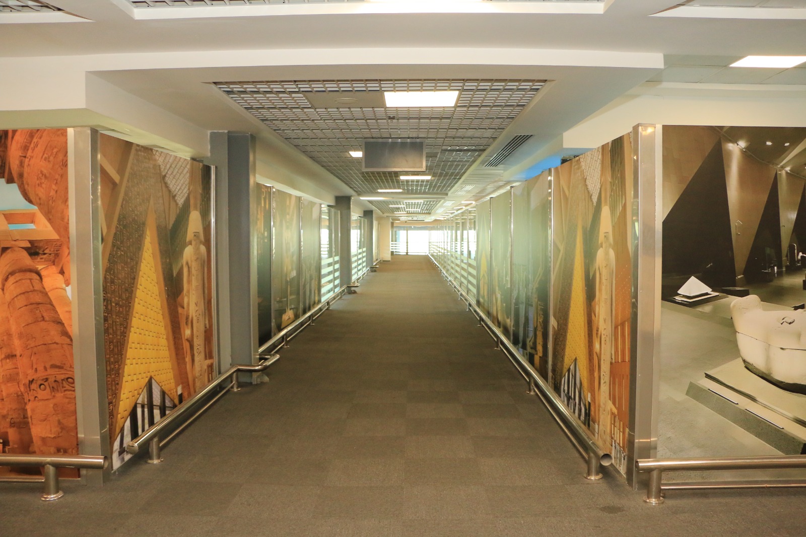 استعدادات مطار سفنكس للافتتاح (5)