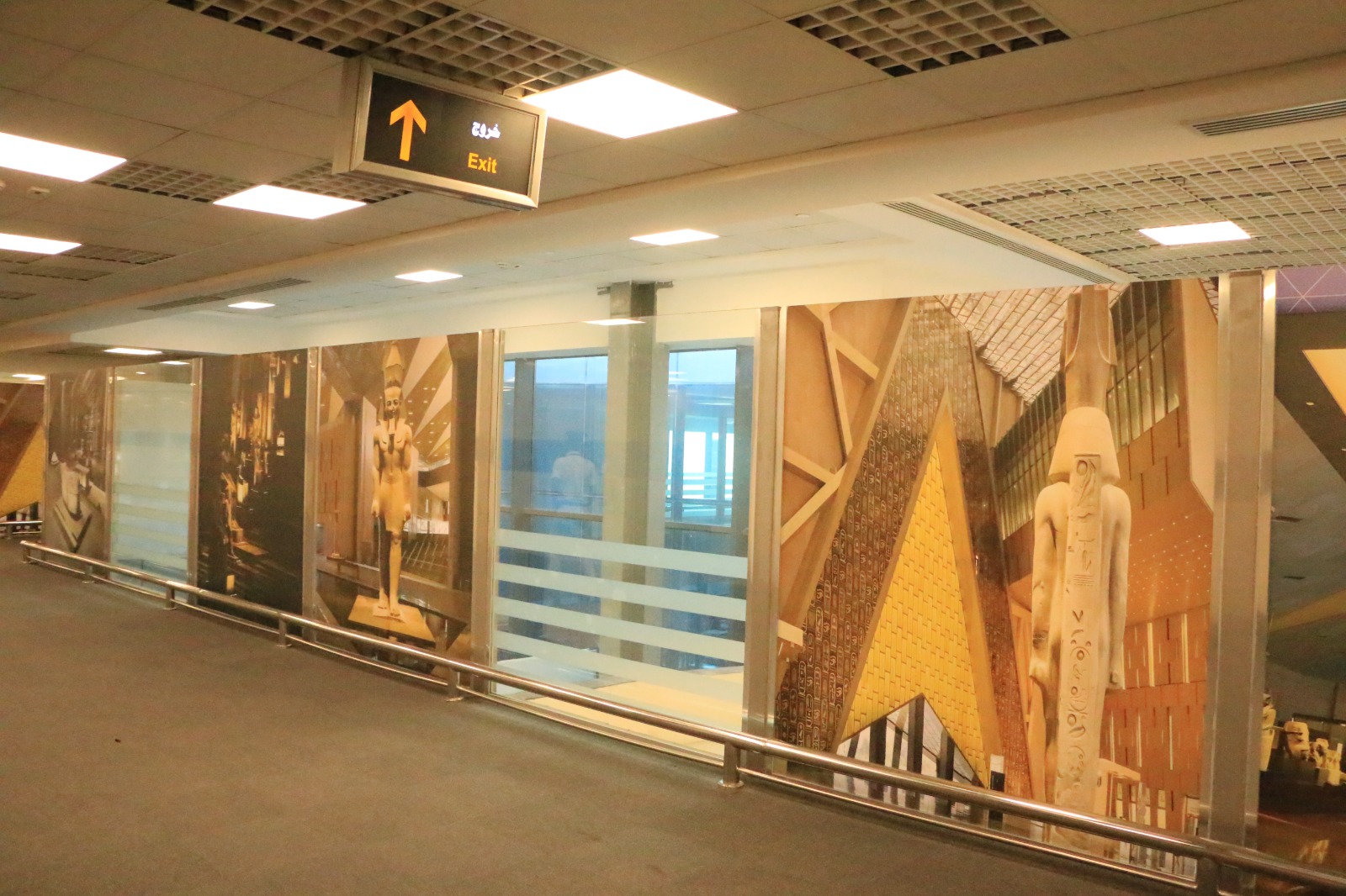 استعدادات مطار سفنكس للافتتاح (1)