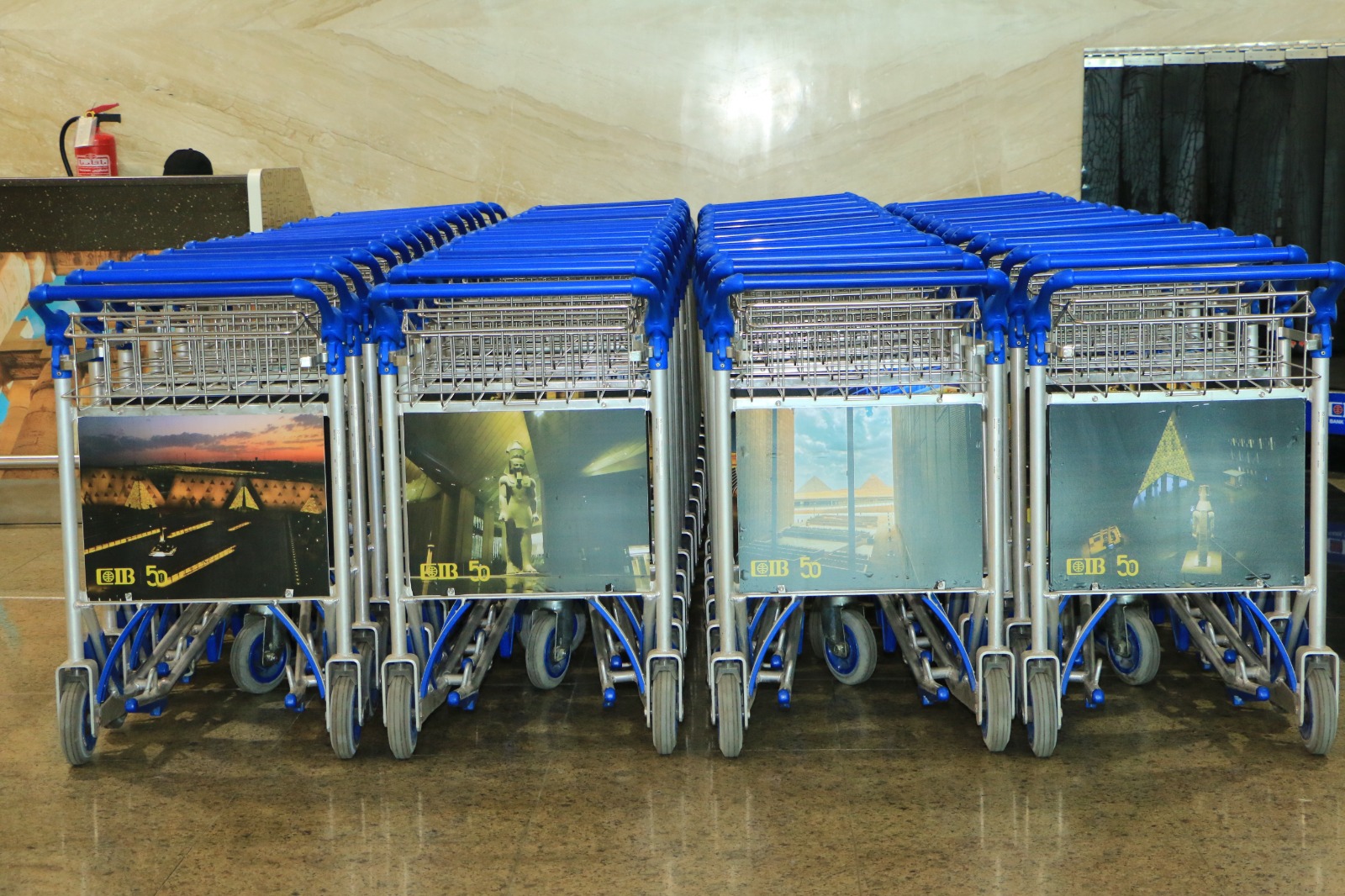 إستعدادات مطار سفنكس لإفتتاح المتحف المصرى الكبير (6)