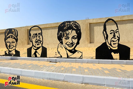 الطريق الصحراوي بعد أعمال التجميل والتطوير