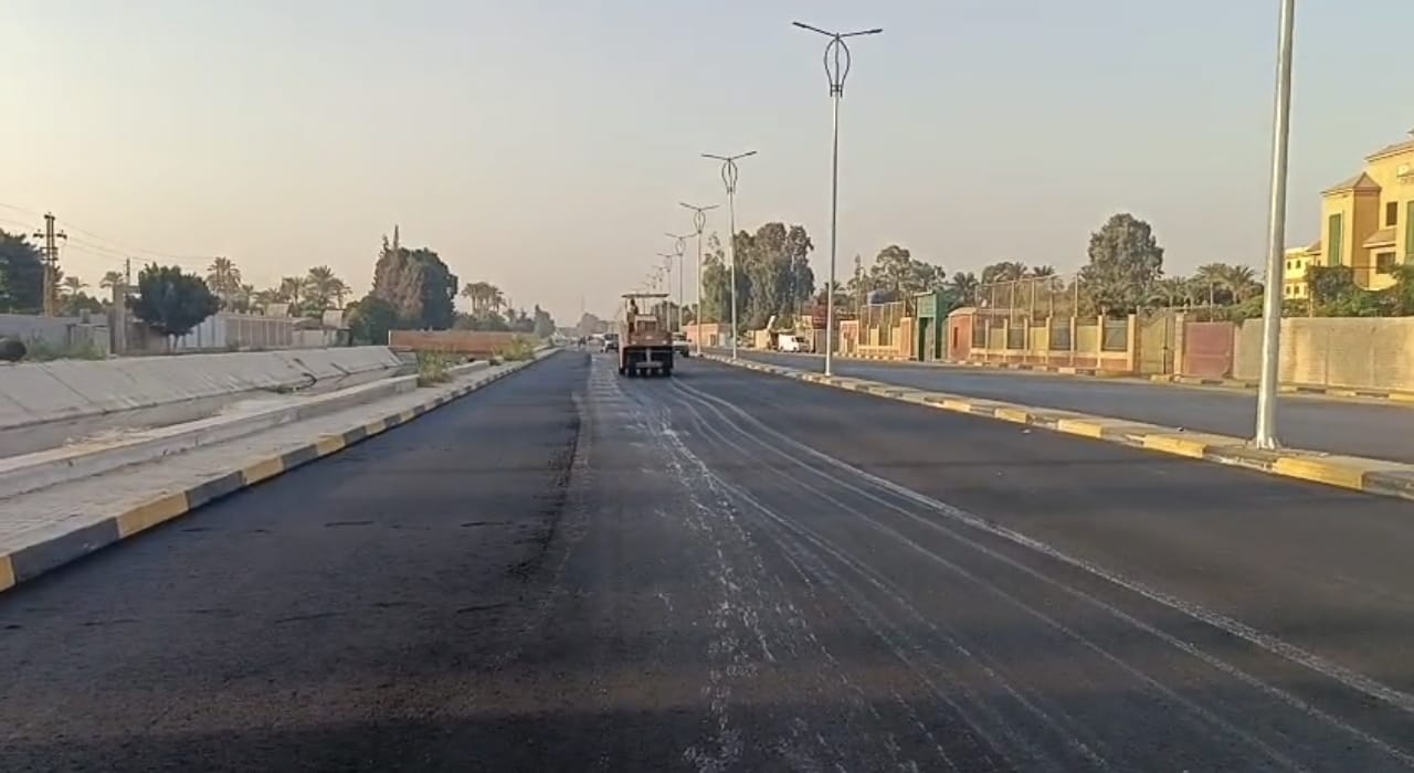 تطوير ورصف وإنارة طريق المنصورية بمدينة كرداسة (4)