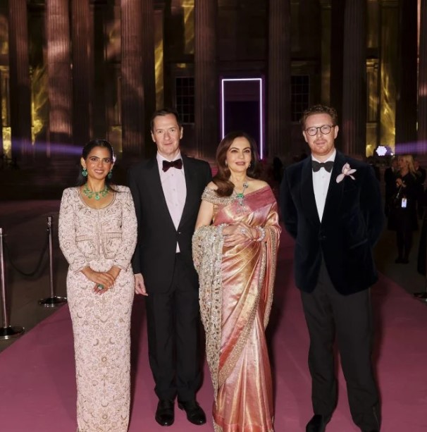 إيشا أمباني، الرئيسية المشاركة لحفل المتحف البريطاني 