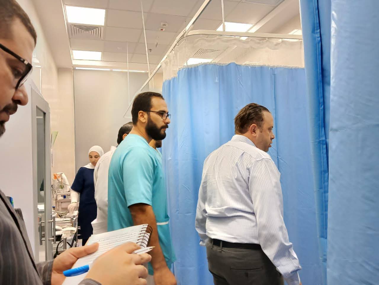 رئيس الإقليم للرعاية الصحية يتفقد الاقسام الطبيه بمركز طب الأسرة بمنطقة الزهراء