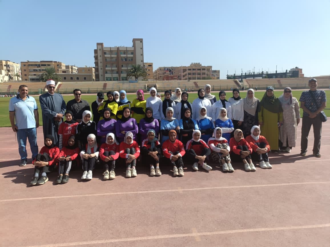 إقامة أول بطولة قوى للفتيات بأزهر كفر الشيخ