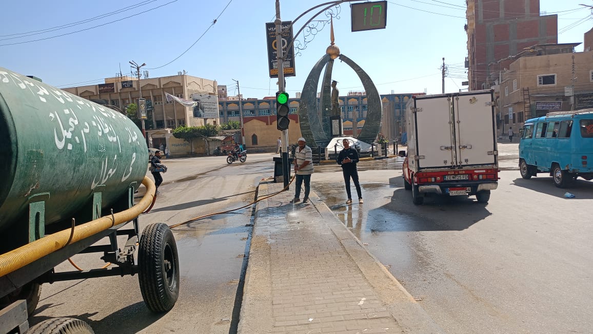 أعمال تطوير بميدان أحمد زويل