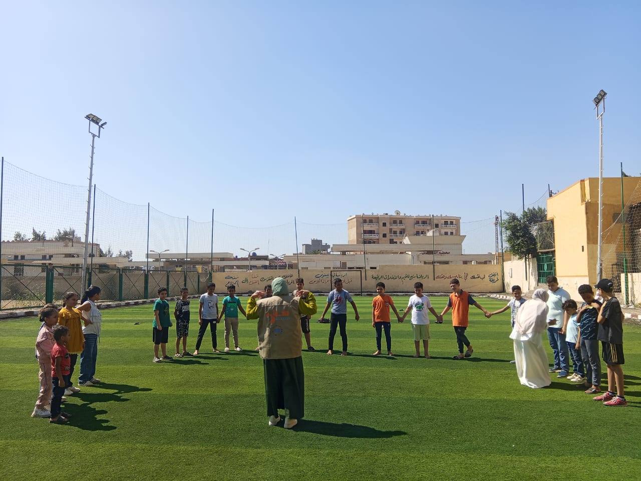 ممارسة الرياضة بمركز شباب بيلا