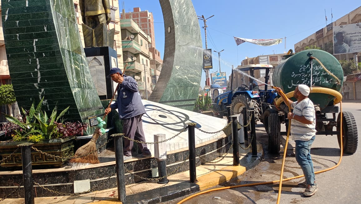 الإهتمام بتطوير ميدان أحمد زويل بدسوق