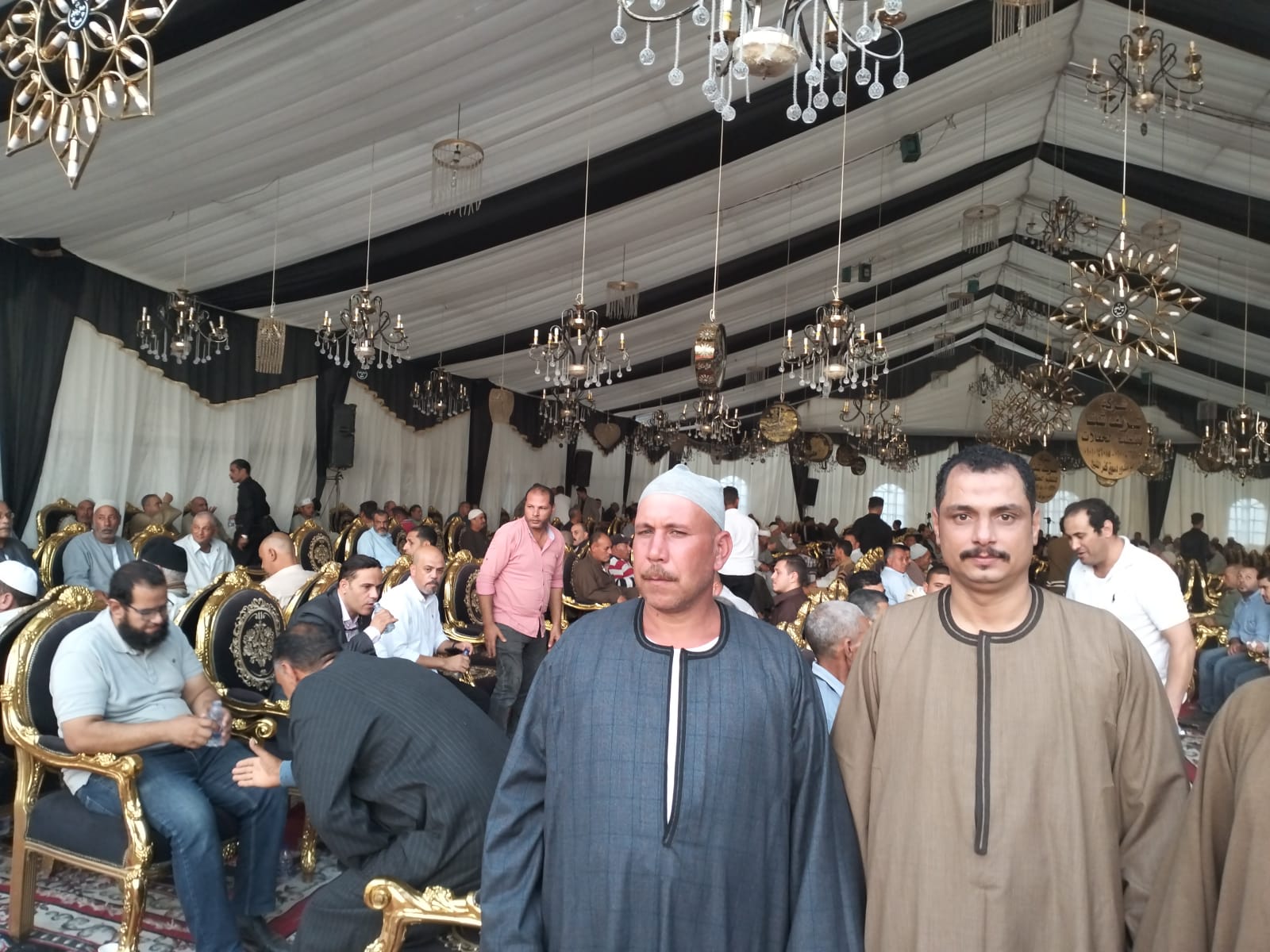 جانب من سرادق العزاء