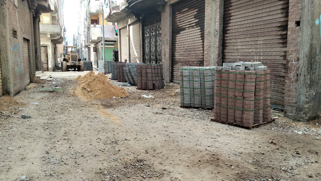 محافظ كفر الشيخ يوجه برصفغ الشوارع بالأنترلوك