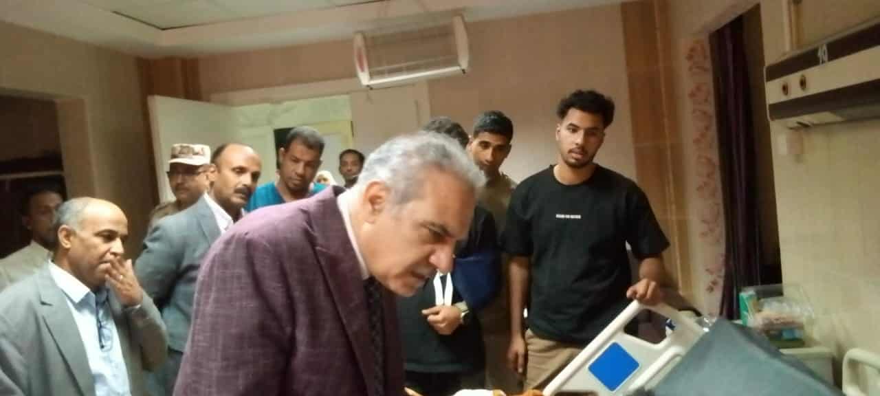 زيارة المحافظ اليوم للمصابين