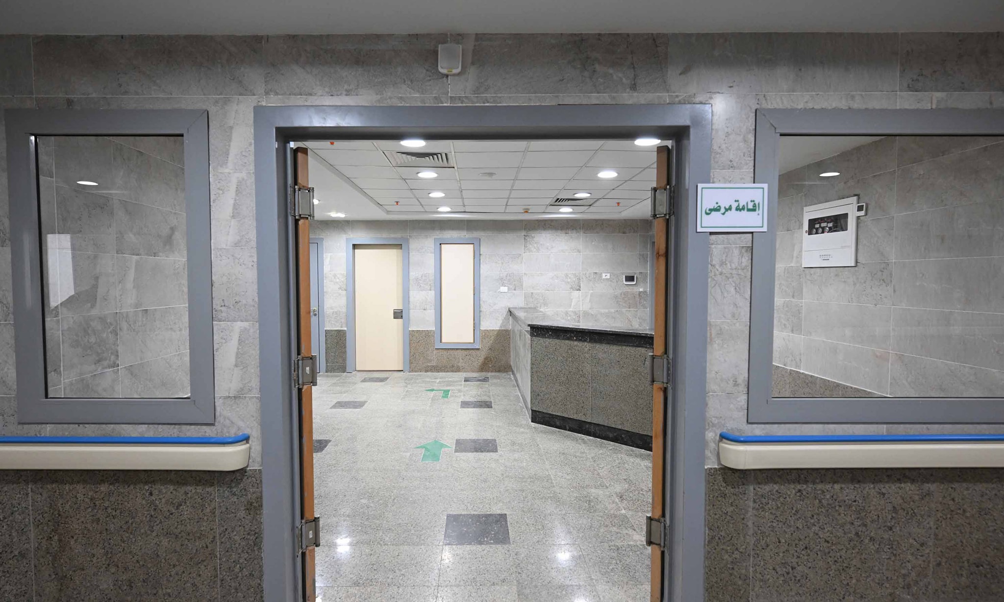 التشطيبات النهائية بالمستشفى التشطيبات النهائية بالمستشفى