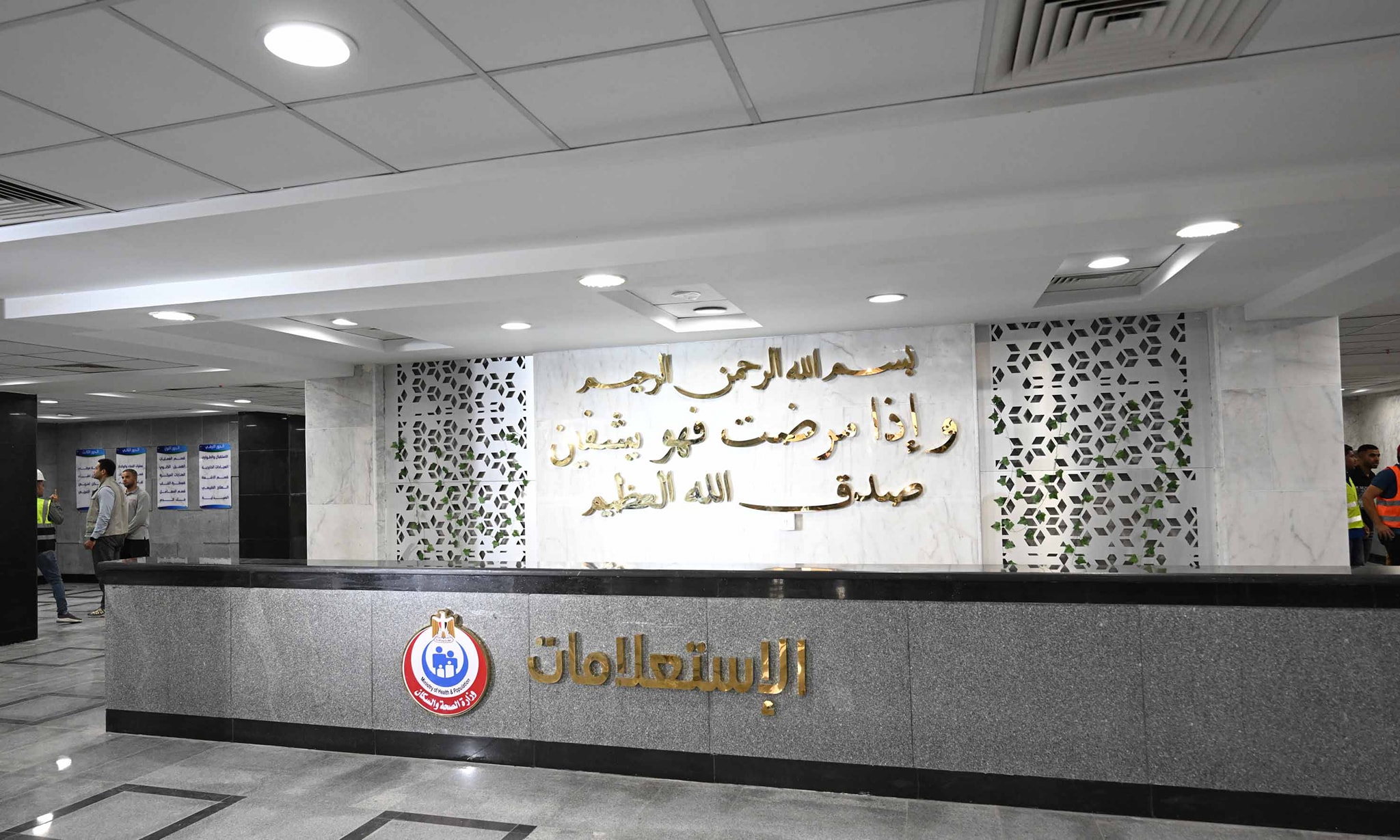 استقبال مستشفى طوخ المركزي الجديد استقبال مستشفى طوخ المركزي الجديد