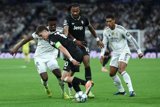 مباراة يوفينتوس وريال مدريد