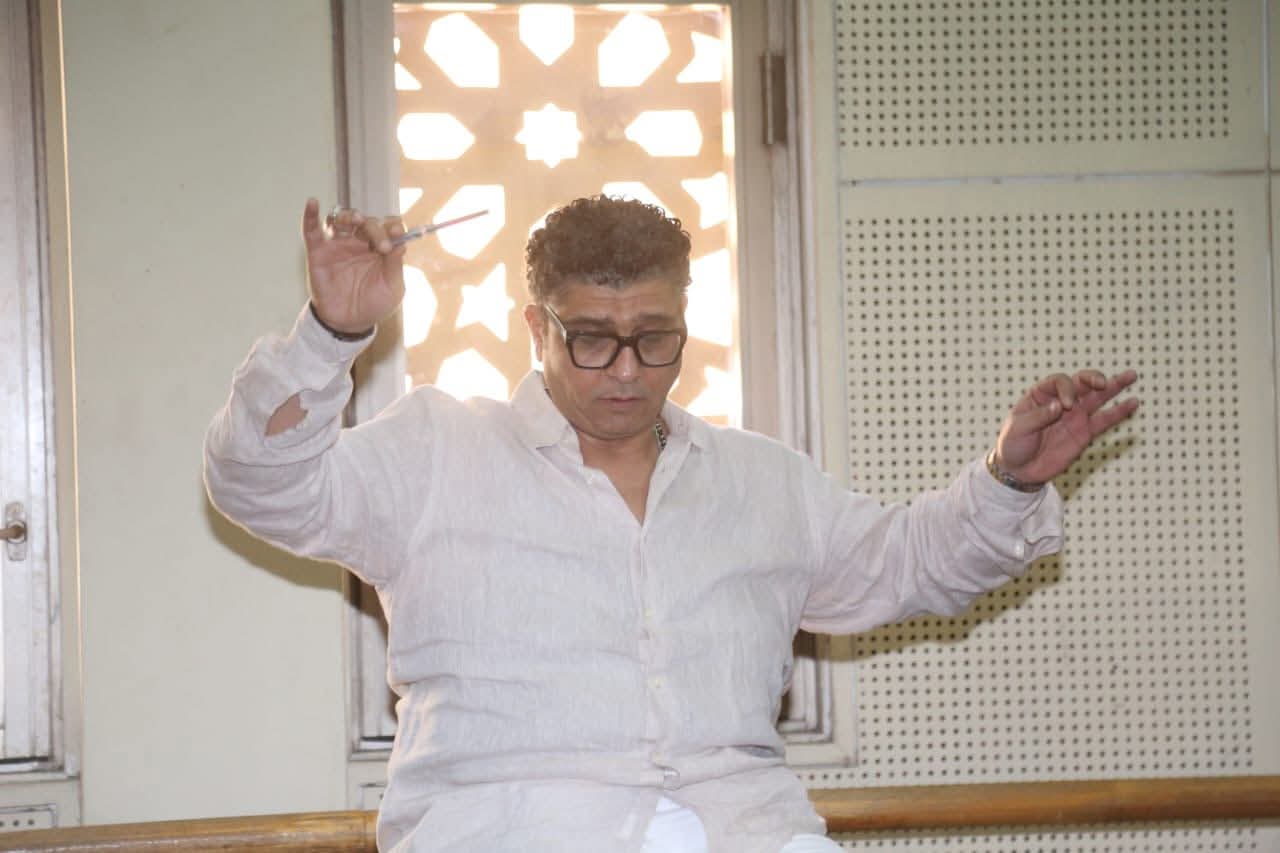 محمد ثروت ينتهي من بروفه أخيرة قبل حفلته غدا بمهرجان الموسيقي العربية (3)