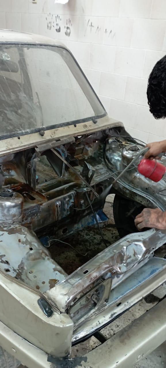 السيارة خلال تنفيذ المشروع