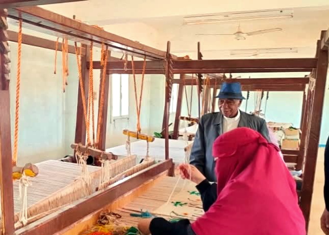 صناعة السجاد اليدوى بقرية البشندى فى الوادى الجديد (9)