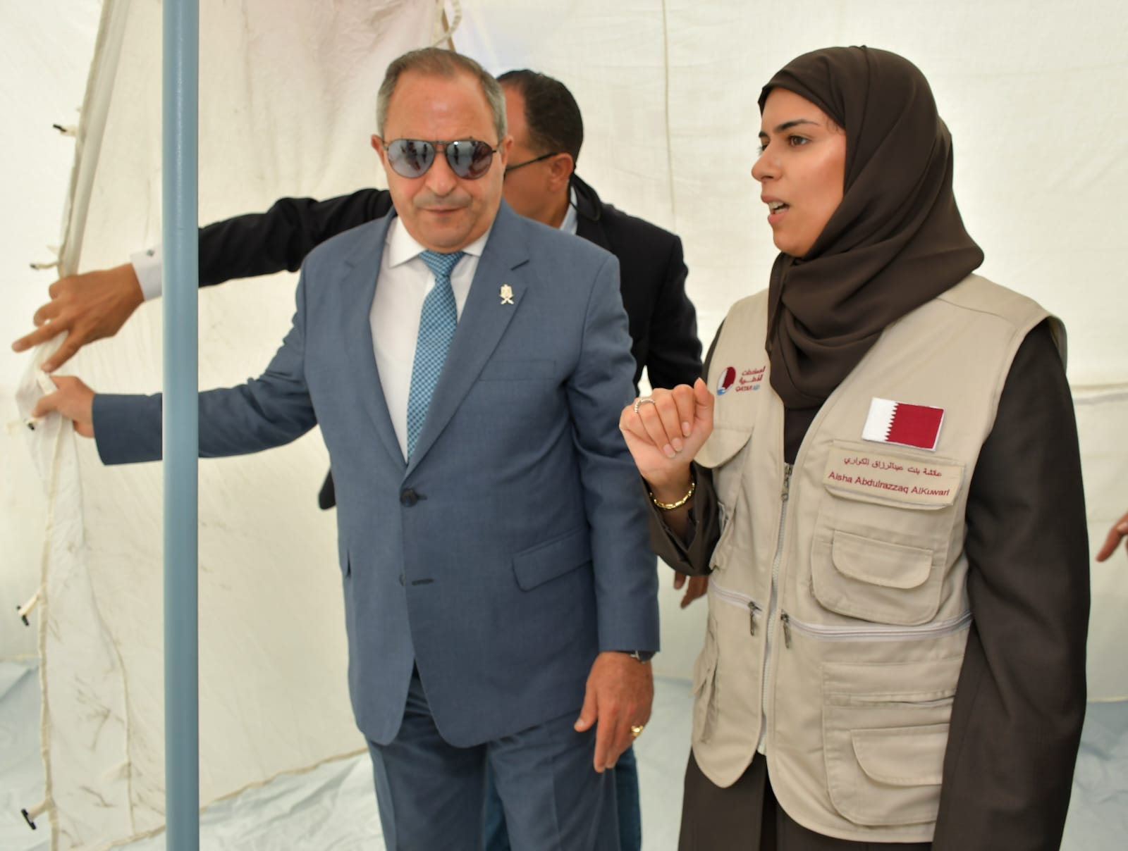 محافظ بورسعيد والوفد