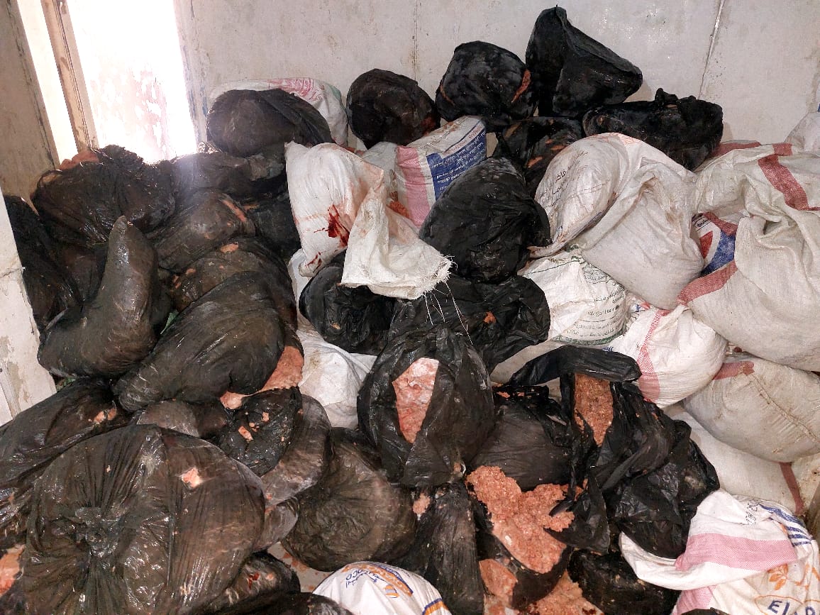 ضبط لحوم غير صالحه