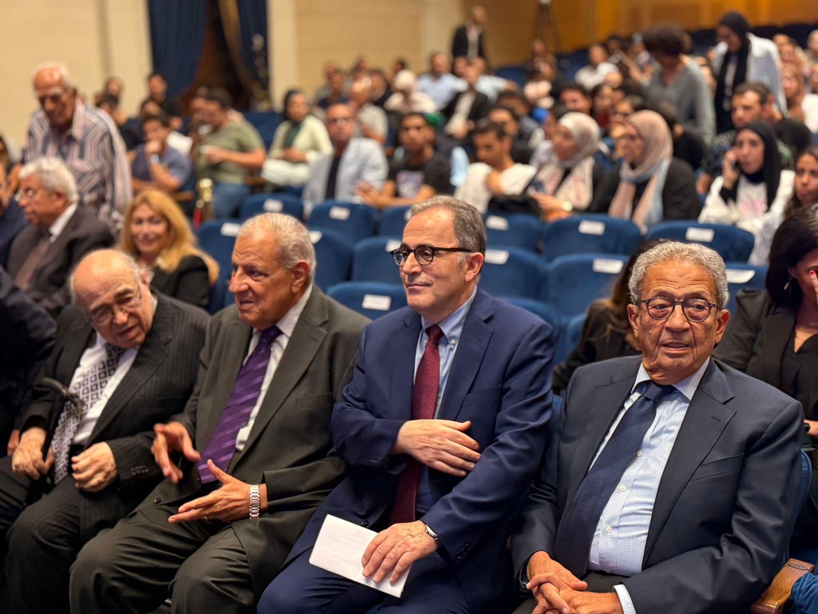 وصول عمرو موسى والمهندس إبراهيم محلب وصول عمرو موسى والمهندس إبراهيم محلب