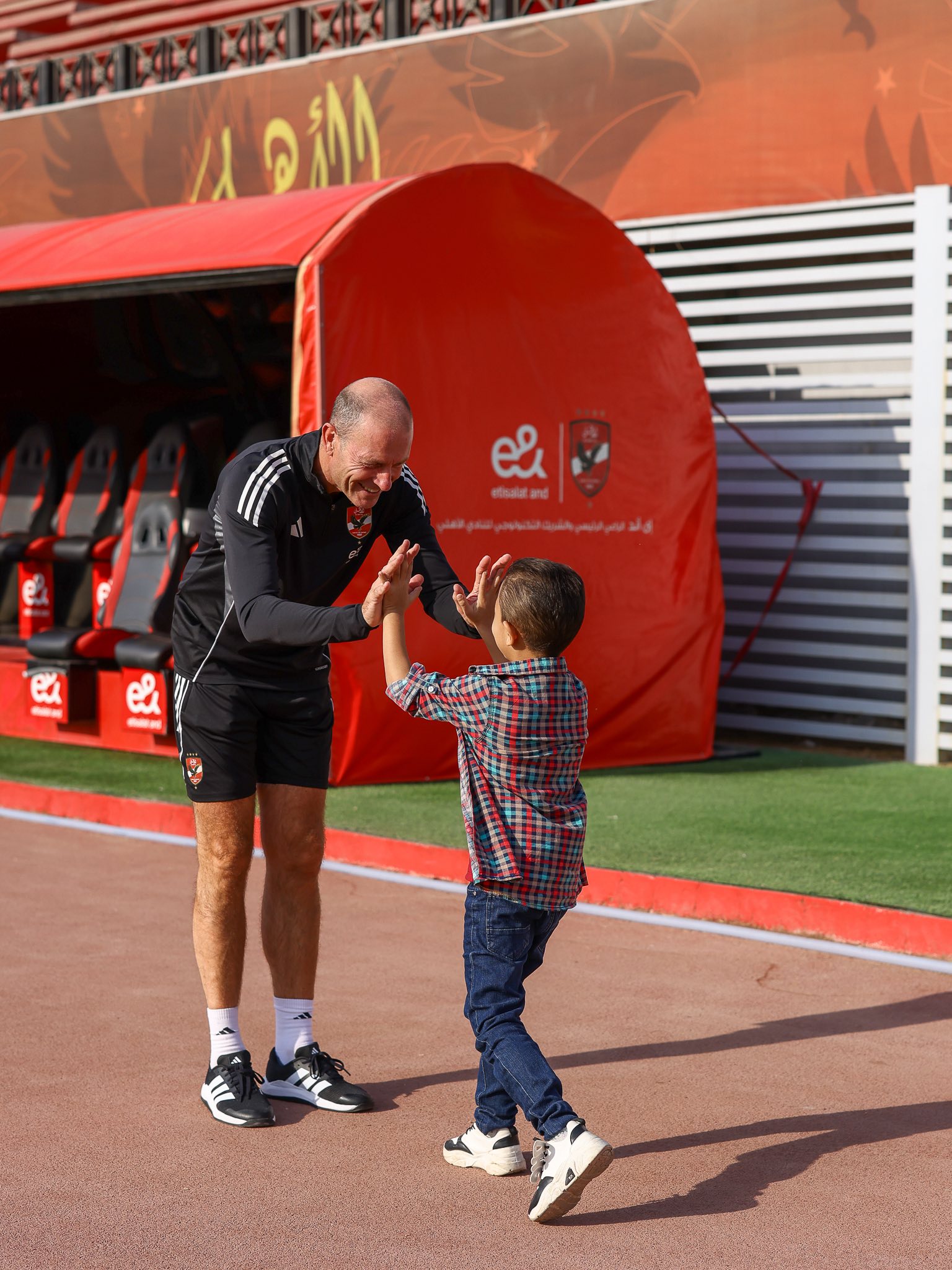 توروب مع الطفل محمد أحمد مجدي