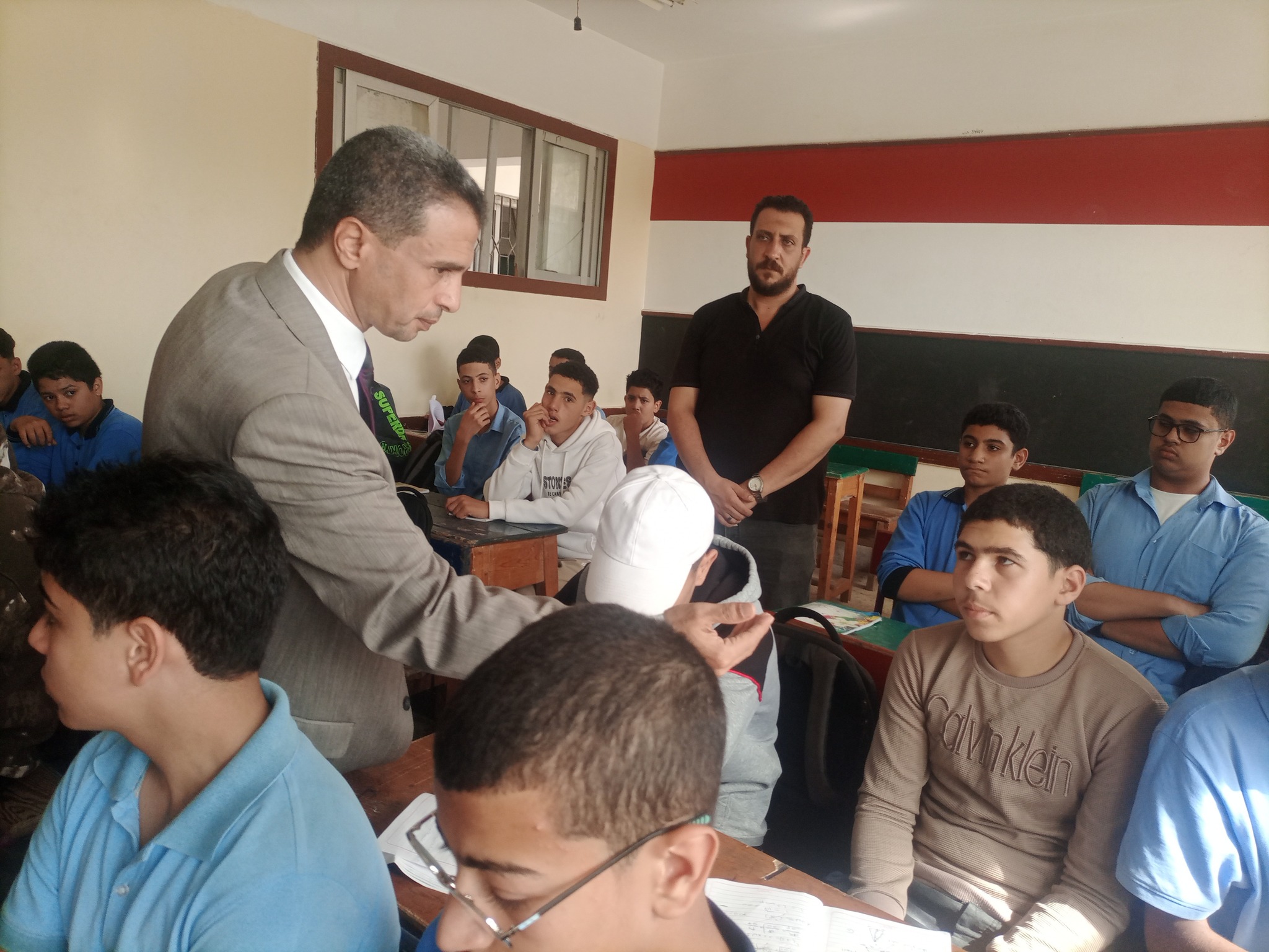 وكيل تعليم كفر الشيخ يتفقد المدارس