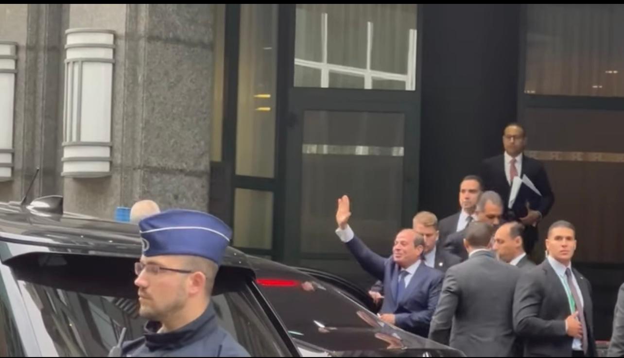 الرئيس عبد الفتاح السيسى فى بروكسل الرئيس عبد الفتاح السيسى فى بروكسل