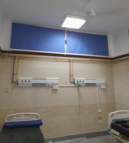 أعمال تركيب الكهرباء يالمستشفى (1)