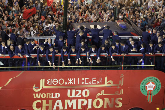 لاعبى منتخب المغرب