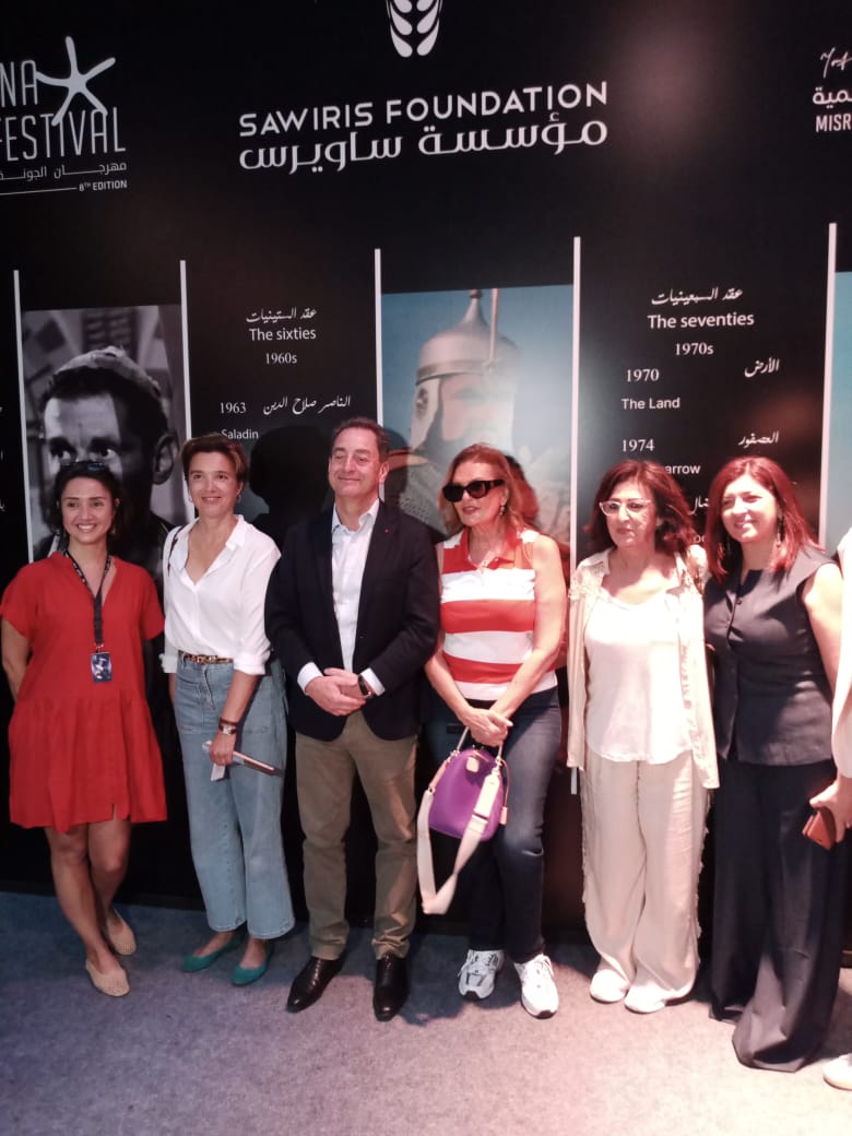 سفير فرنسا في معرض يوسف شاهين