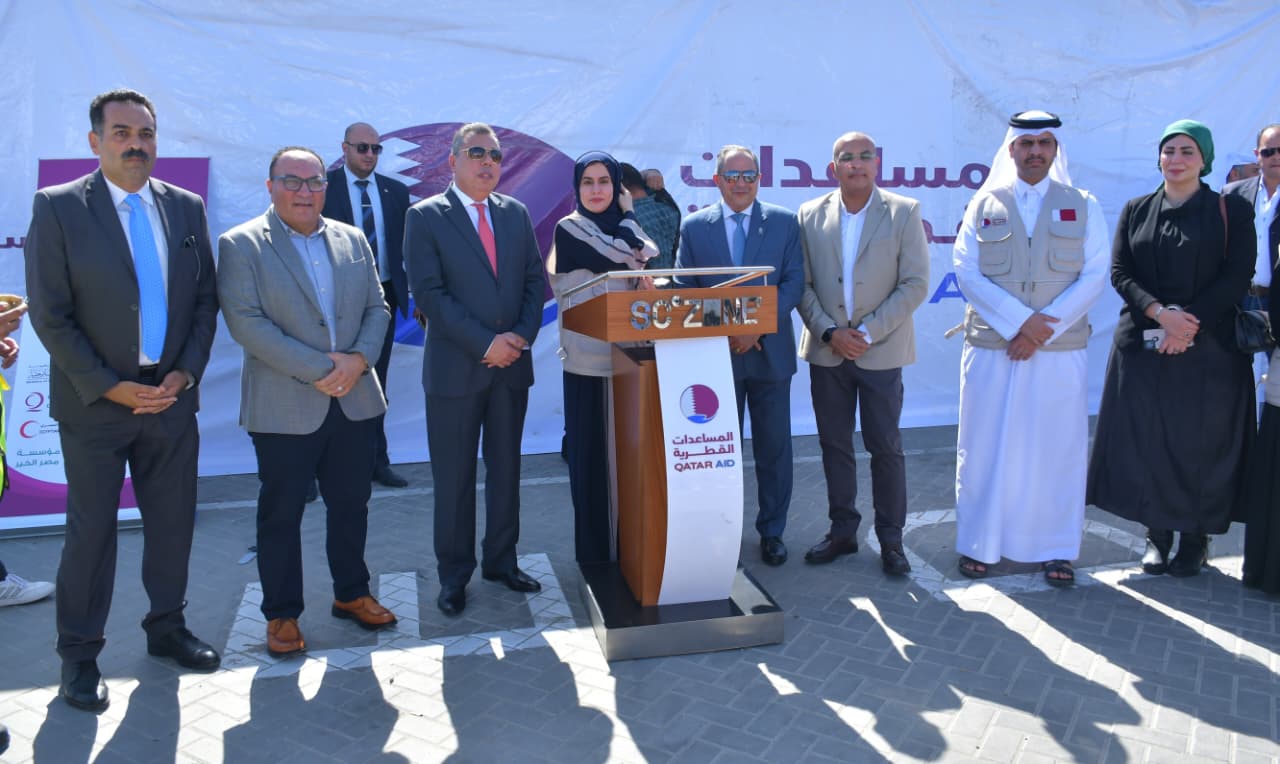 الوفد في ميناء شرق بورسعيد