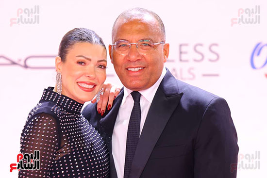 الكاتب الصحفى خالد صلاح وشريهان أبو الحسن