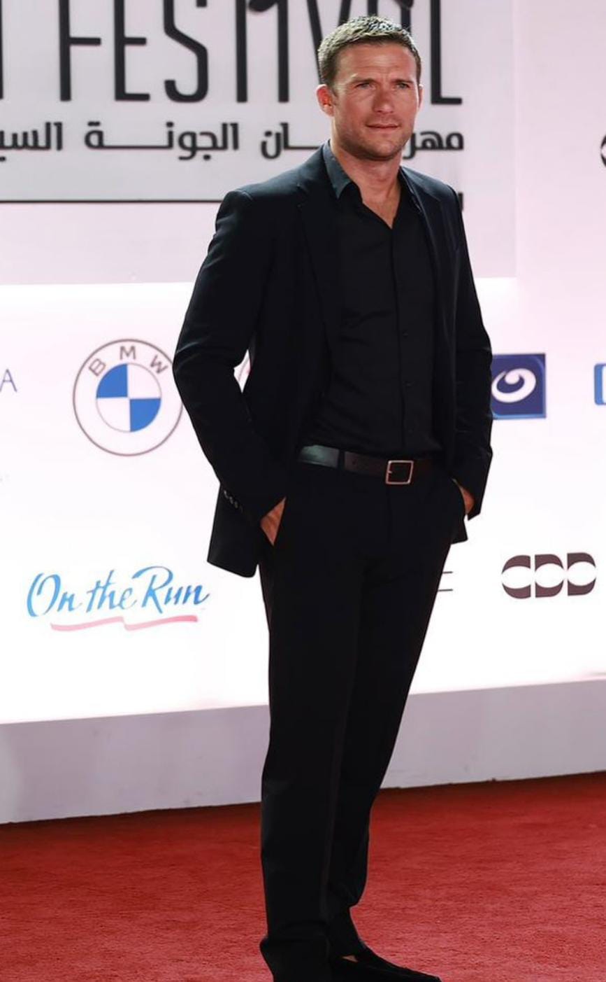 ابن كلينت إيستوود الممثل سكوت إيستوود يصل مهرجان الجونة (2)