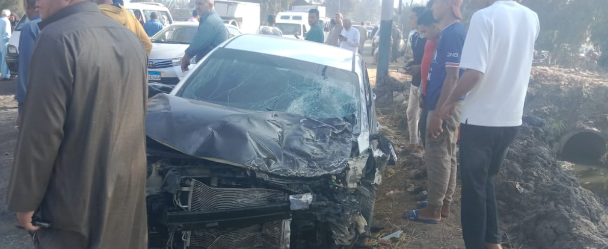 السيارة الملاكي عقب الحادث