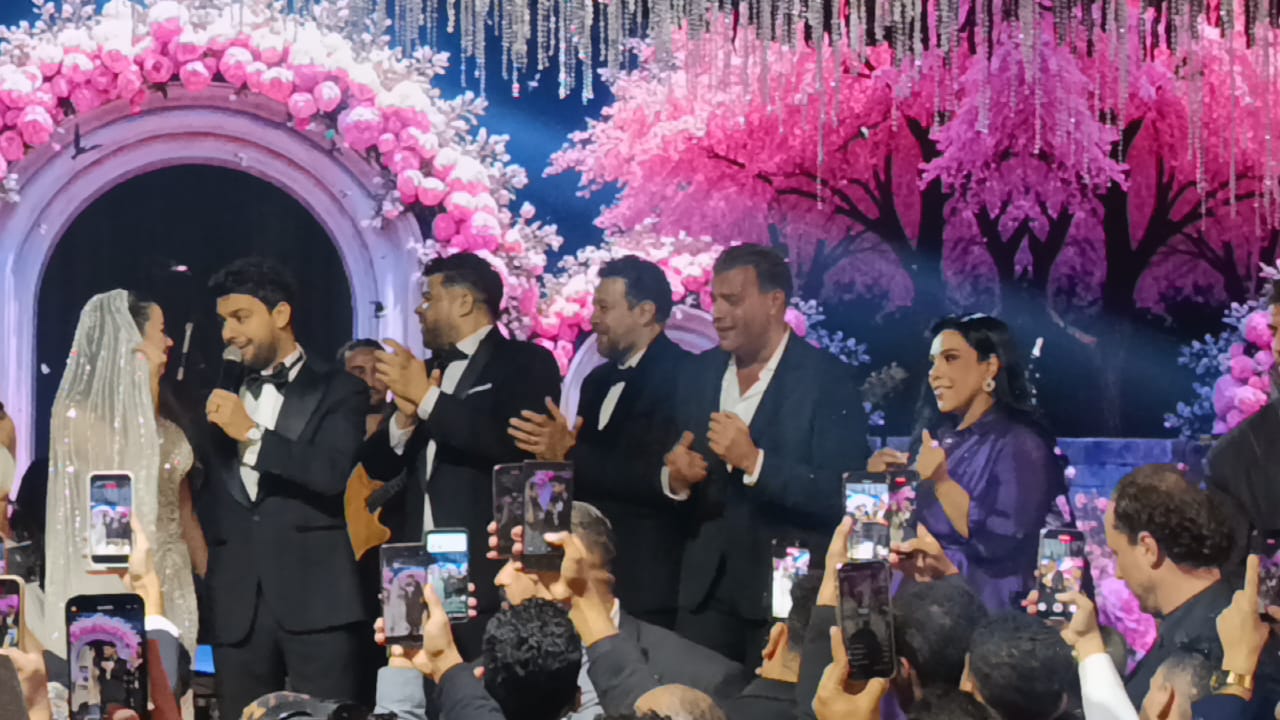 رامي صبري يحيي حفل زفاف أحمد جمال وفرح الموجي (7)