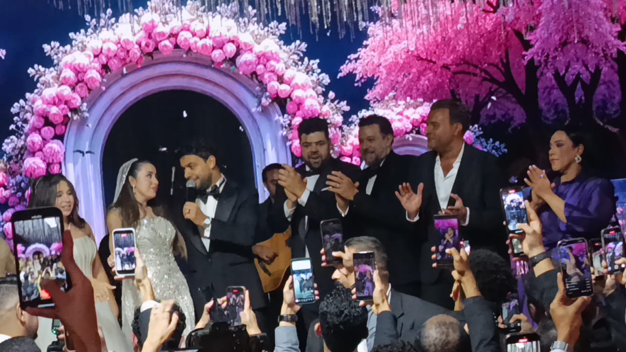 رامي صبري يحيي حفل زفاف أحمد جمال وفرح الموجي (3)