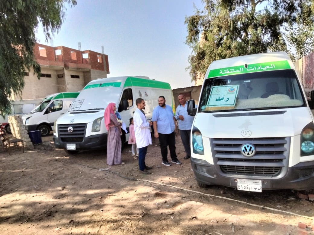القافلة الطبية بقرية المنشلين