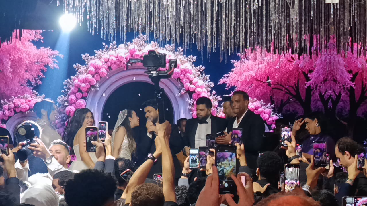 رامي صبري يحيي حفل زفاف أحمد جمال وفرح الموجي (5)